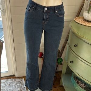 Liz Claiborne Dark Blue Straight Leg Jeans size 10 women’s jeans